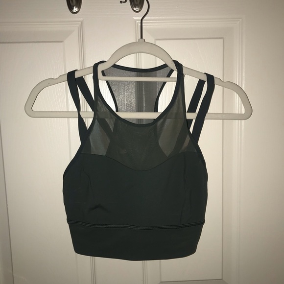 lululemon athletica Other - Lululemon high neck mesh sports bra sz 8